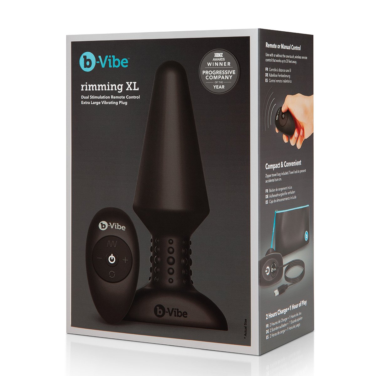 B-Vibe Rimming Plug XL - Buy At Luxury Toy X - Free 3-Day Shipping