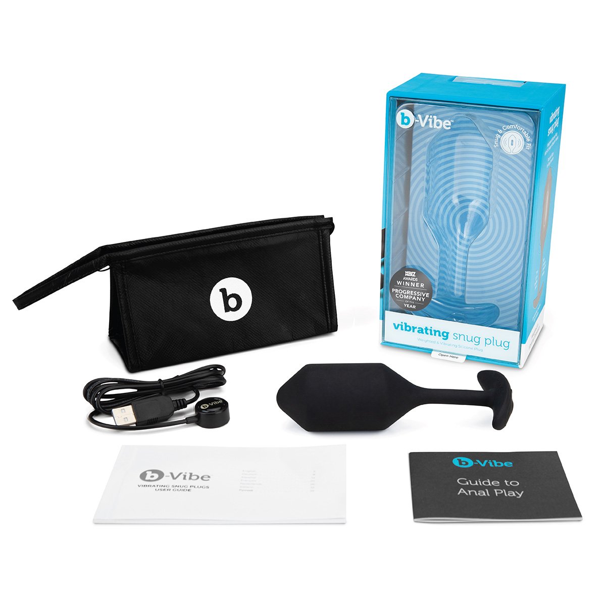 B-Vibe Snug Plug Vibrating XL - Buy At Luxury Toy X - Free 3-Day Shipping