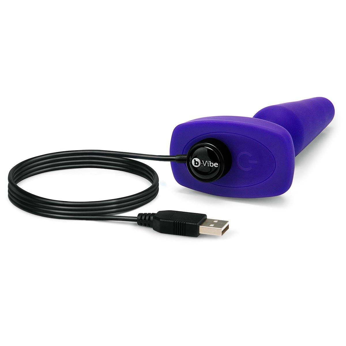 B-Vibe Trio Plug - Purple - Buy At Luxury Toy X - Free 3-Day Shipping