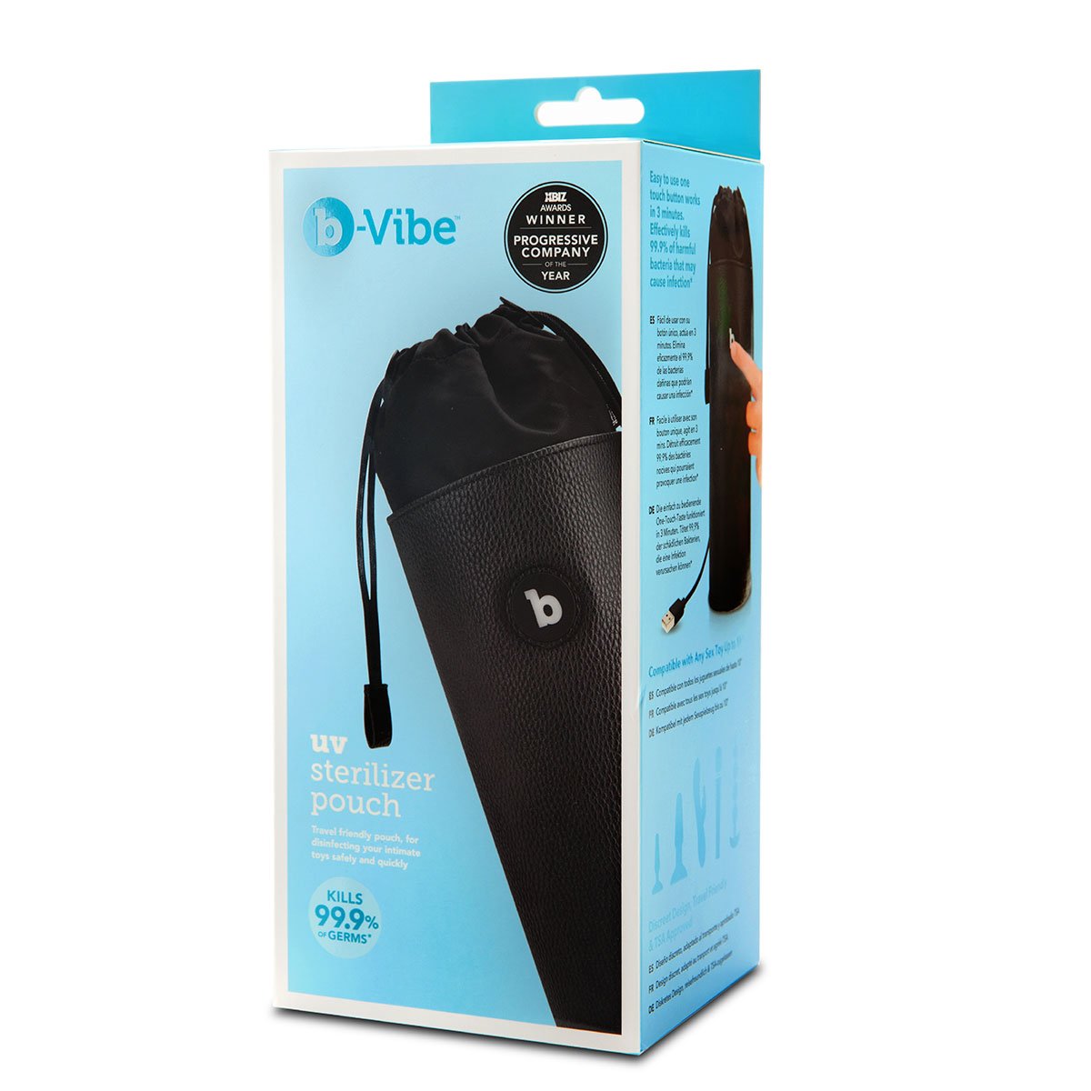 B-Vibe UV Sterilizer Pouch - Buy At Luxury Toy X - Free 3-Day Shipping