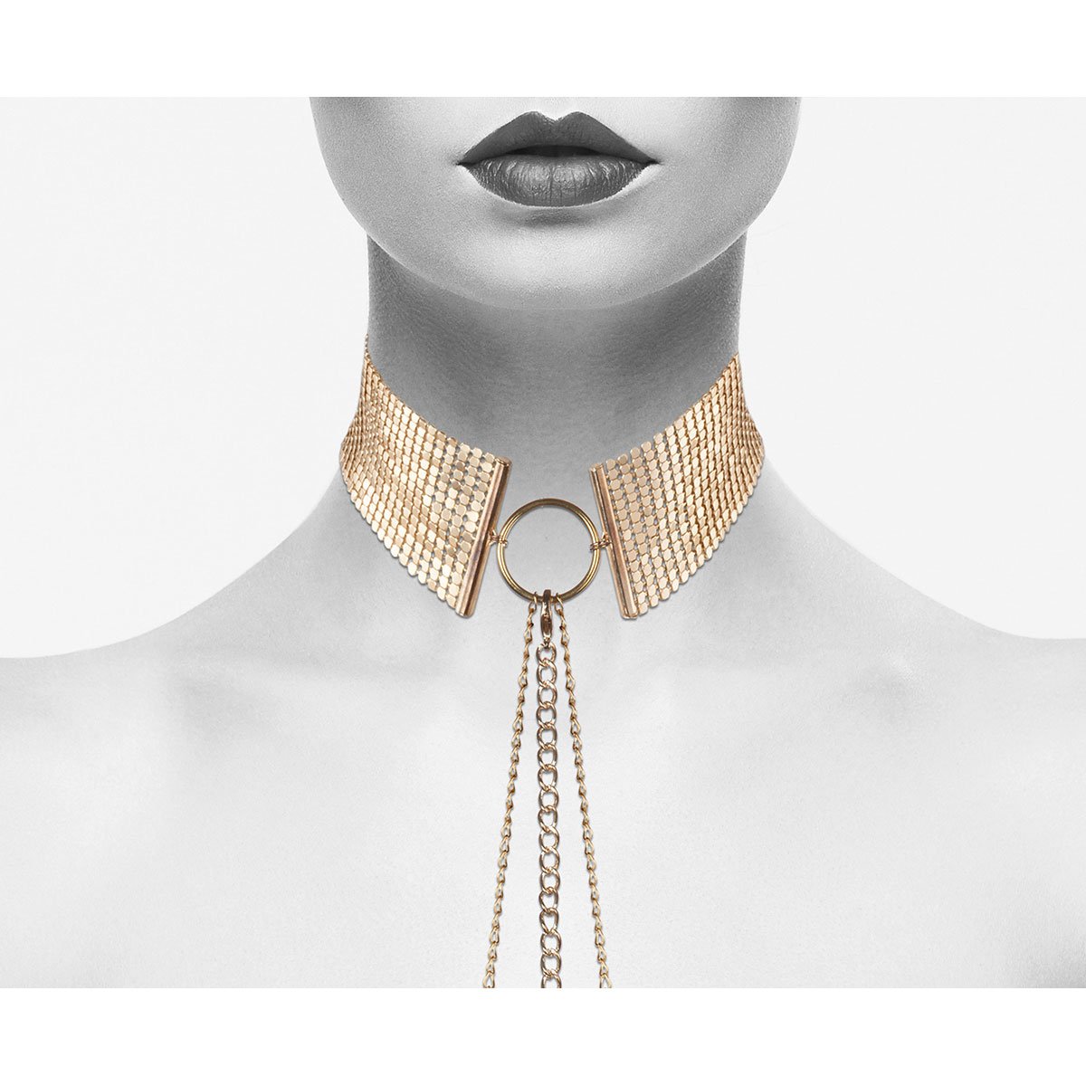 Bijoux Indiscrets Desir Metallique Chain Collar - Buy At Luxury Toy X - Free 3-Day Shipping