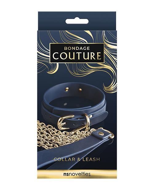 Bondage Couture Vinyl Collar And Leash - Buy At Luxury Toy X - Free 3-Day Shipping