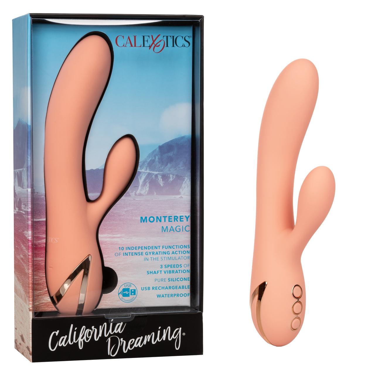California Dreaming Monterey Magic Silicone Rechargeable Rabbit Vibrator - Buy At Luxury Toy X - Free 3-Day Shipping
