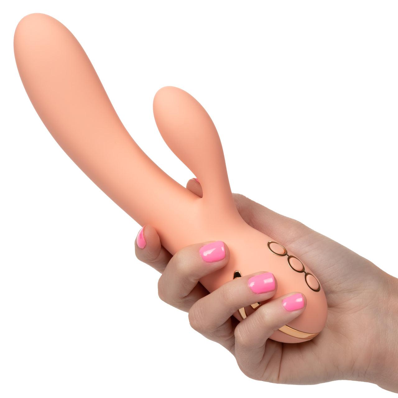 California Dreaming Monterey Magic Silicone Rechargeable Rabbit Vibrator - Buy At Luxury Toy X - Free 3-Day Shipping