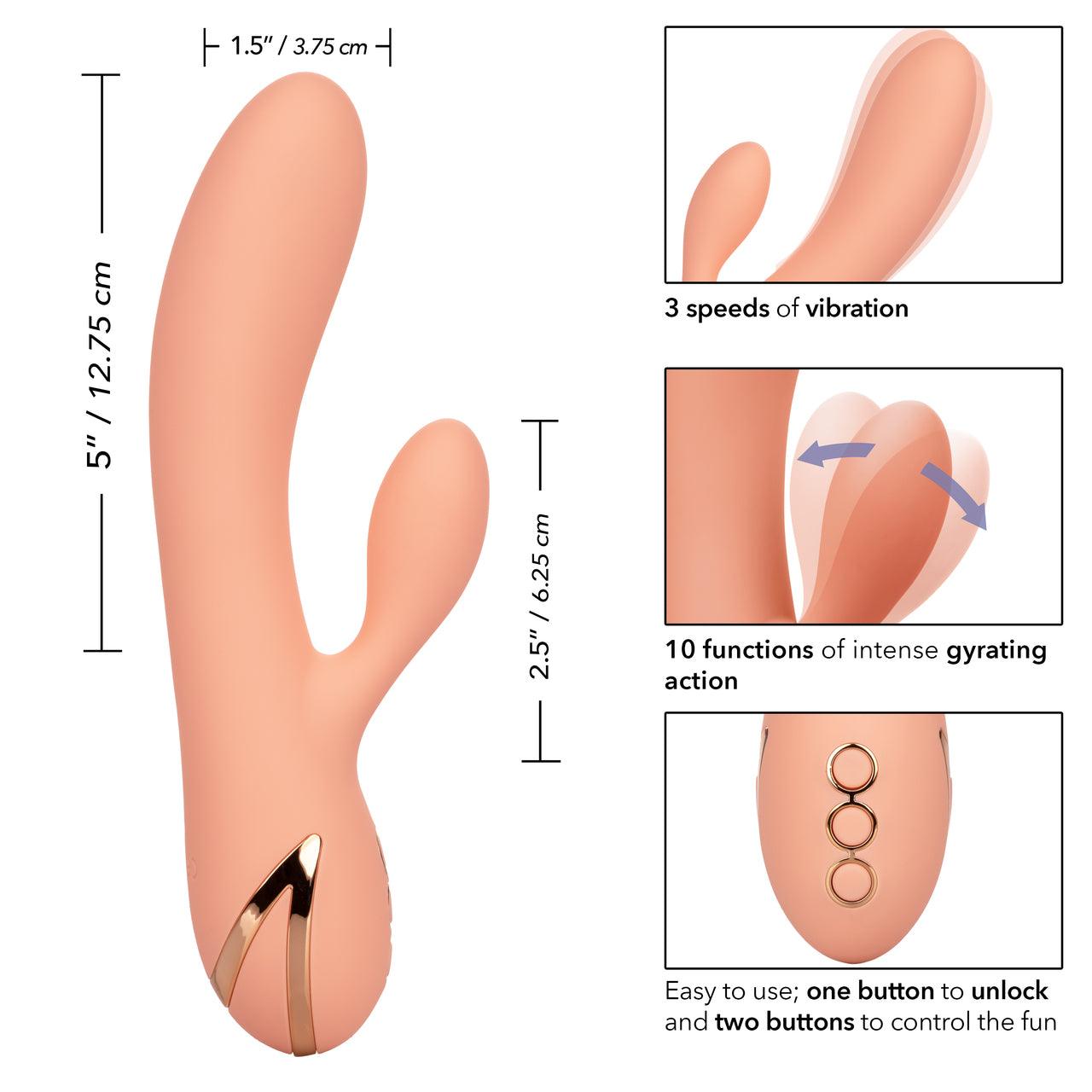 California Dreaming Monterey Magic Silicone Rechargeable Rabbit Vibrator - Buy At Luxury Toy X - Free 3-Day Shipping