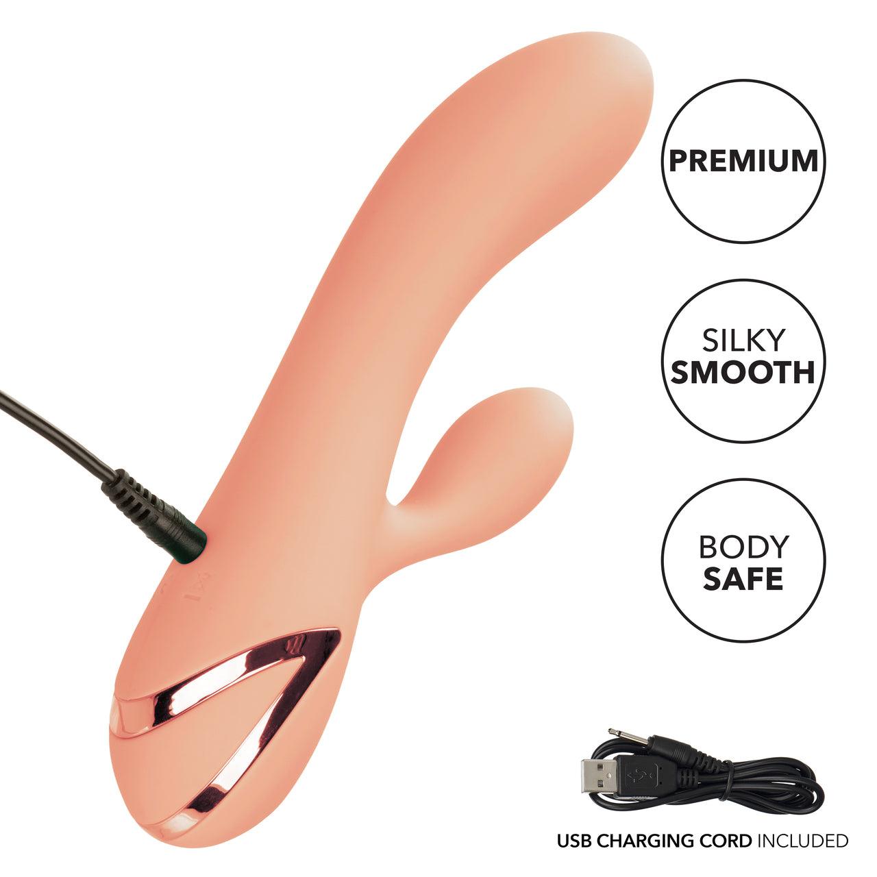 California Dreaming Monterey Magic Silicone Rechargeable Rabbit Vibrator - Buy At Luxury Toy X - Free 3-Day Shipping