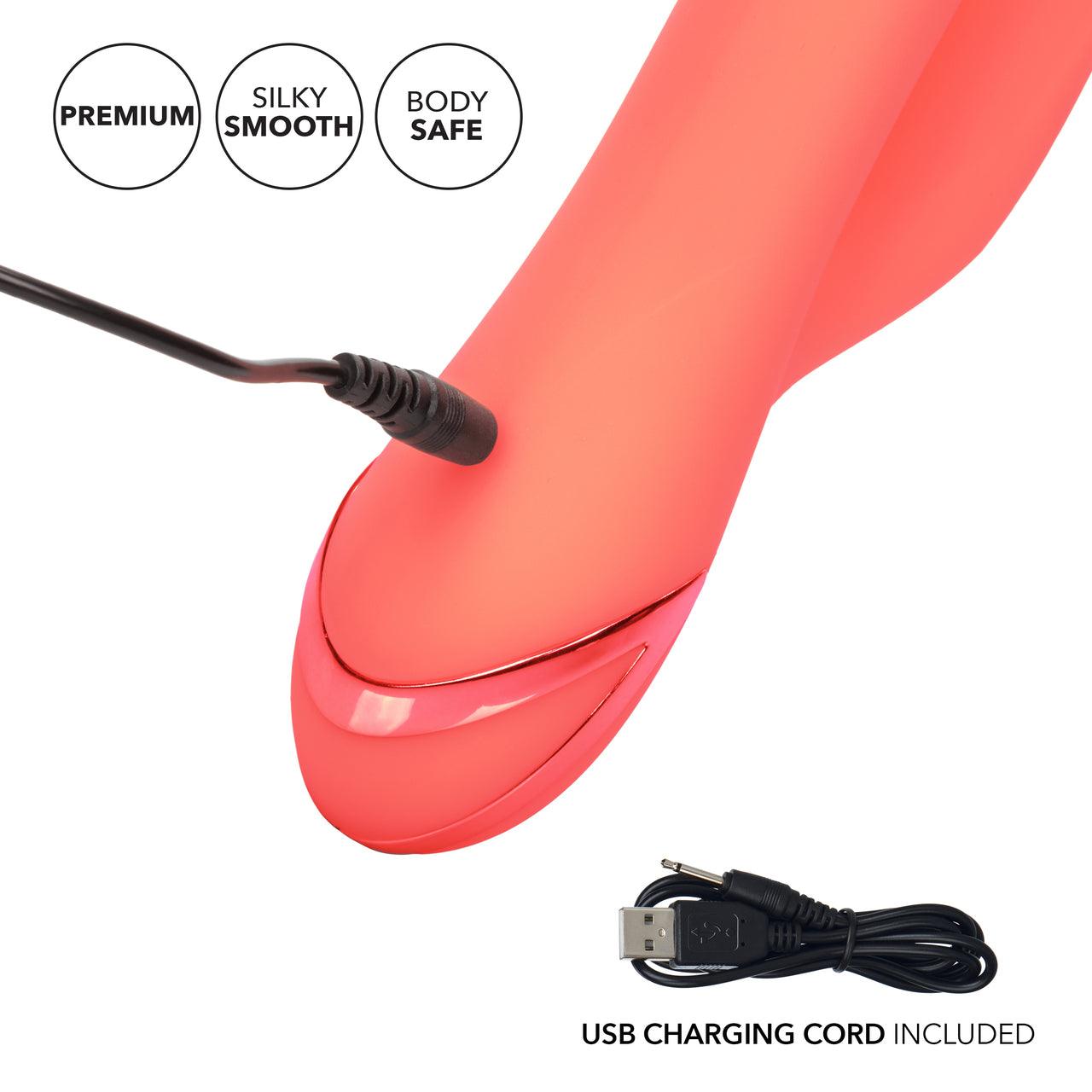 California Dreaming Orange County Cutie Rechargeable Silicone Vibrator - Buy At Luxury Toy X - Free 3-Day Shipping