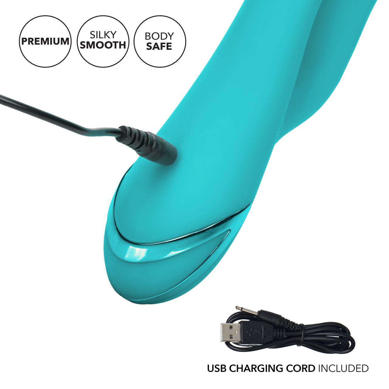 California Dreaming Santa Monica Starlet Rechargeable Silicone Thumping Vibrator - Buy At Luxury Toy X - Free 3-Day Shipping