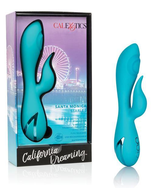California Dreaming Santa Monica Starlet Rechargeable Silicone Thumping Vibrator - Buy At Luxury Toy X - Free 3-Day Shipping