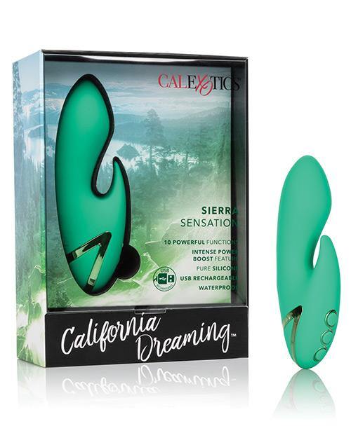 California Dreaming Sierra Sensation Rechargeable Silicone Compact Vibrator - Buy At Luxury Toy X - Free 3-Day Shipping