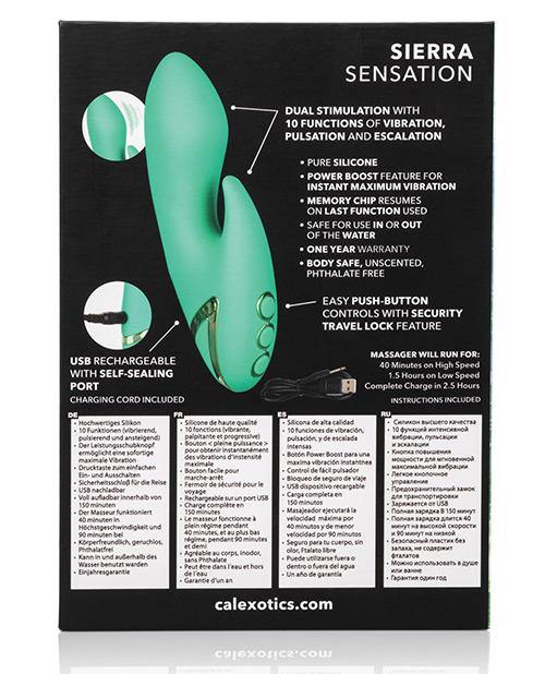 California Dreaming Sierra Sensation Rechargeable Silicone Compact Vibrator - Buy At Luxury Toy X - Free 3-Day Shipping