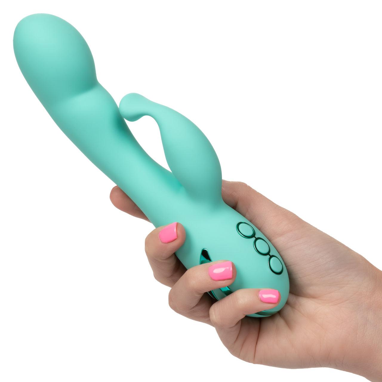 California Dreaming Tahoe Temptation Silicone Rechargeable Rabbit Vibrator - Buy At Luxury Toy X - Free 3-Day Shipping