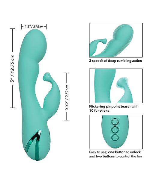 California Dreaming Tahoe Temptation Silicone Rechargeable Rabbit Vibrator - Buy At Luxury Toy X - Free 3-Day Shipping