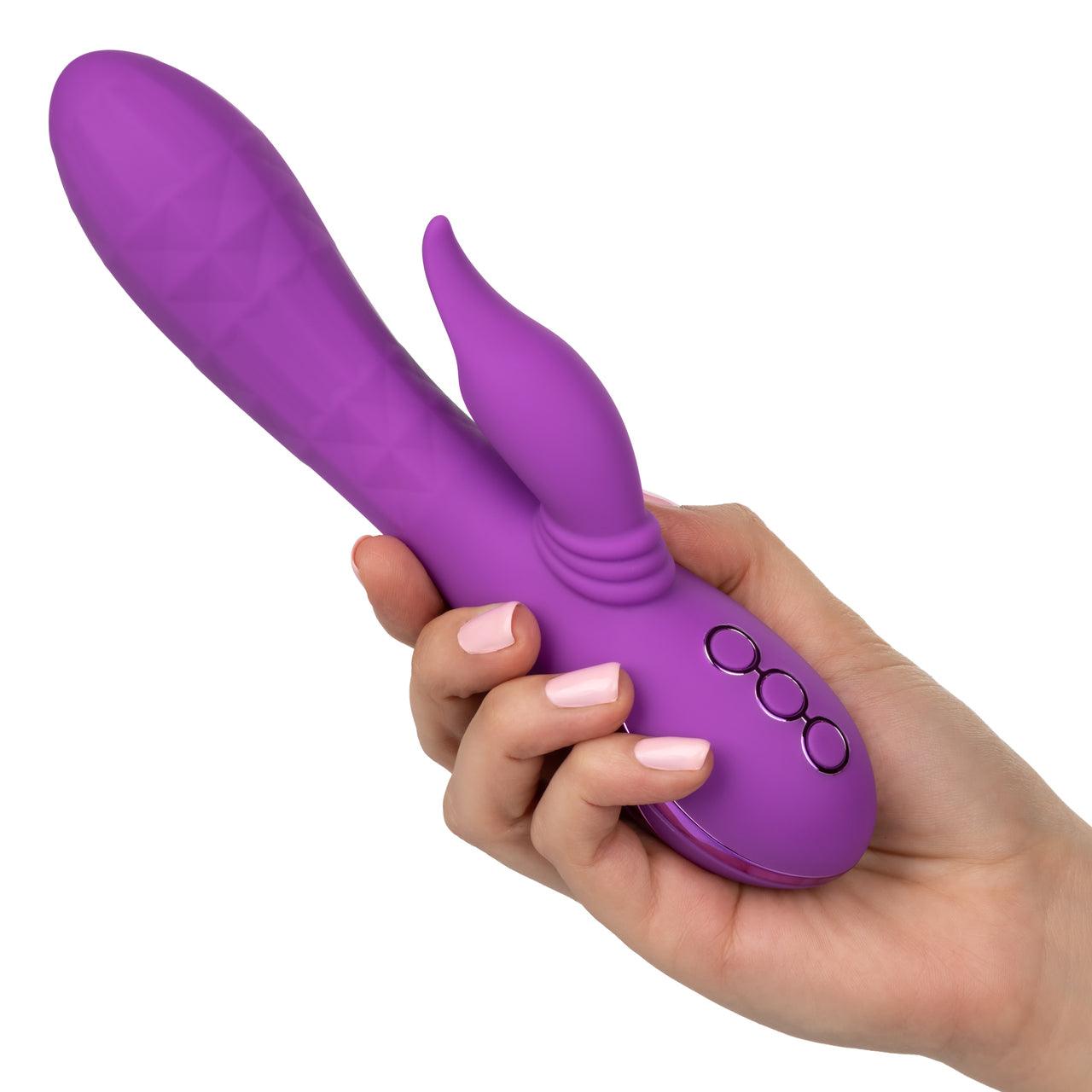 California Dreaming West Coast Wave Rider Silicone Rechargeable Rabbit Vibrator - Buy At Luxury Toy X - Free 3-Day Shipping