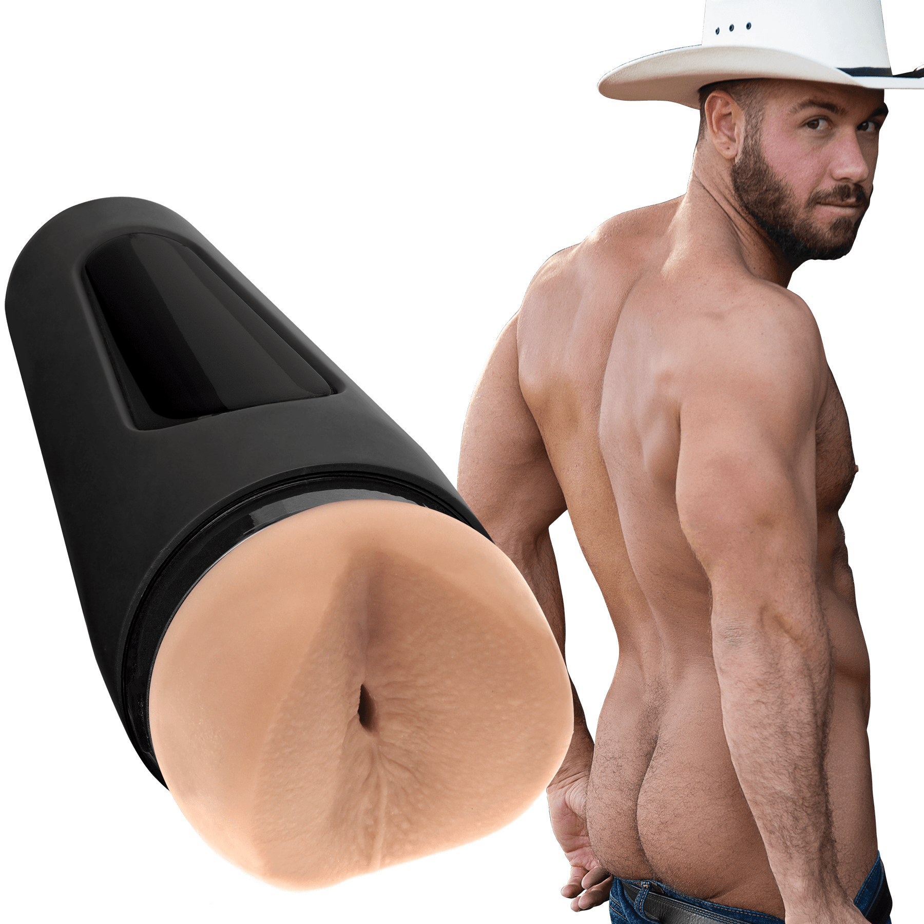 Doc Johnson Chad White Ass - Buy At Luxury Toy X - Free 3-Day Shipping