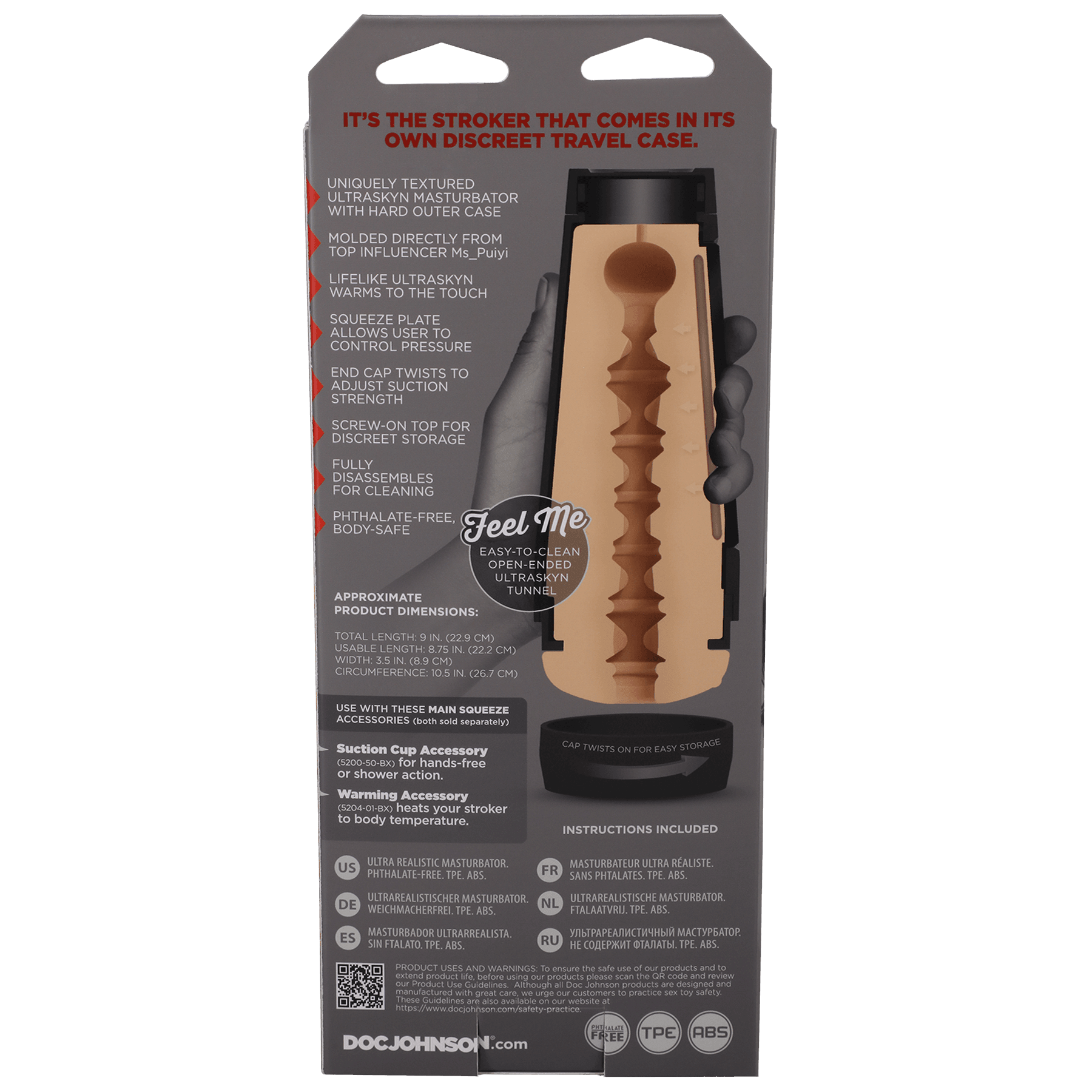 Doc Johnson Main Squeeze @Ms_Puiyi - Buy At Luxury Toy X - Free 3-Day Shipping