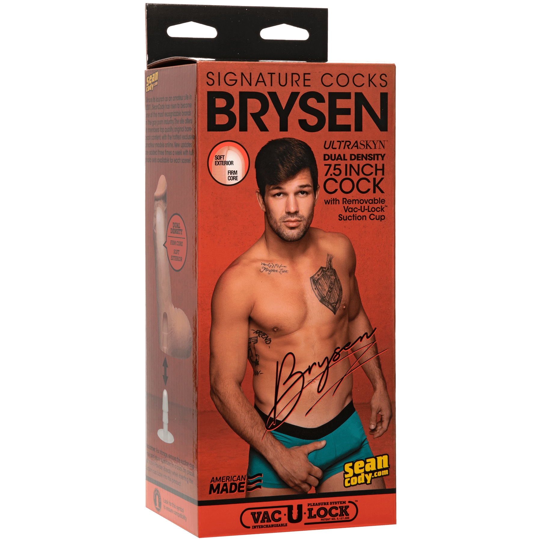 Doc Johnson Signature Cocks Brysen 7.5 Cock - Buy At Luxury Toy X - Free 3-Day Shipping