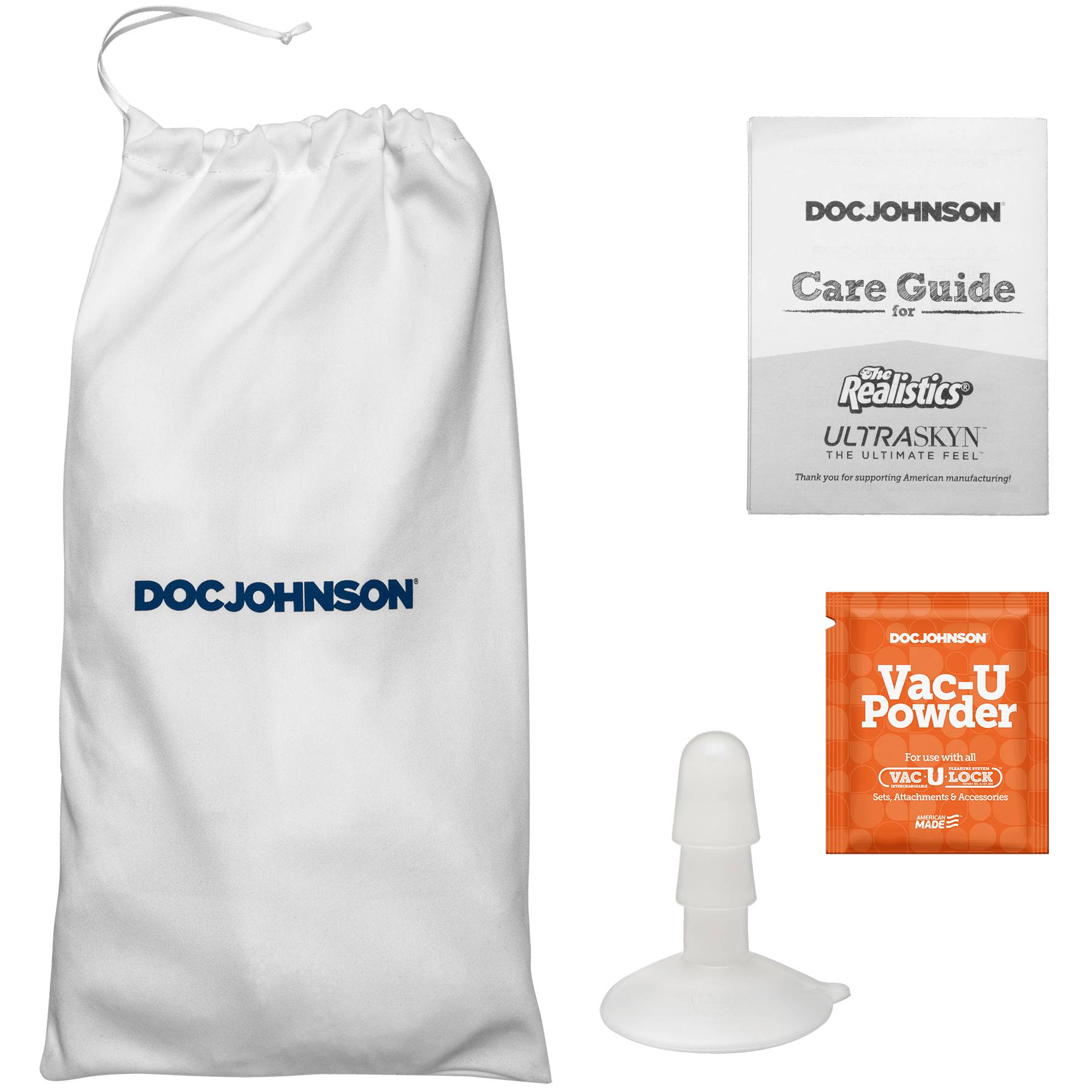 Doc Johnson Signature Cocks Chad White 8.5 Cock - Buy At Luxury Toy X - Free 3-Day Shipping