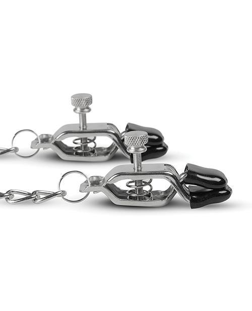 Easy Toys Big Nipple Clamps & Chain - Buy At Luxury Toy X - Free 3-Day Shipping