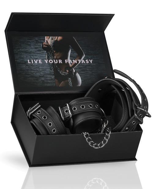 Easy Toys Faux Leather Collar & Handcuffs - Buy At Luxury Toy X - Free 3-Day Shipping