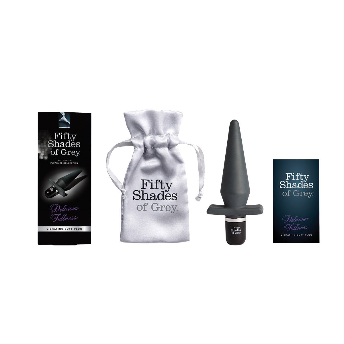 Fifty Shades Delicious Fullness Vibrating Butt Plug - Buy At Luxury Toy X - Free 3-Day Shipping