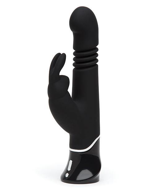 Fifty Shades Of Grey Greedy Girl Rechargeable Thrusting G Spot Rabbit Vibrator - Black - Buy At Luxury Toy X - Free 3-Day Shipping