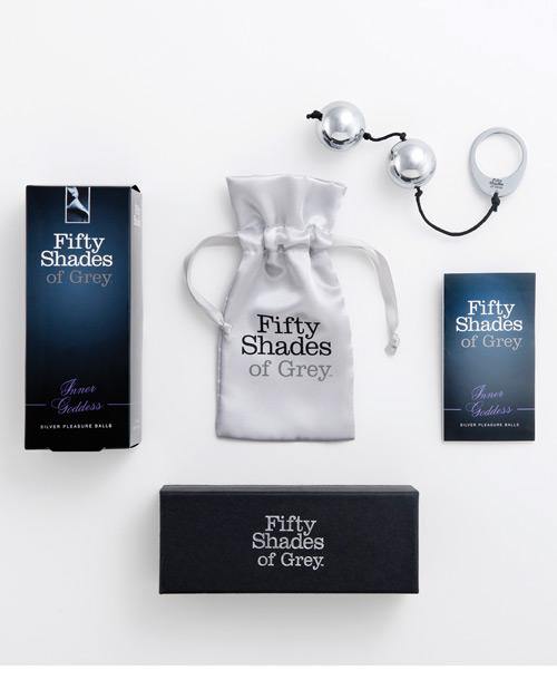 Fifty Shades Of Grey Inner Goddess Silver Metal Pleasure Balls - Buy At Luxury Toy X - Free 3-Day Shipping
