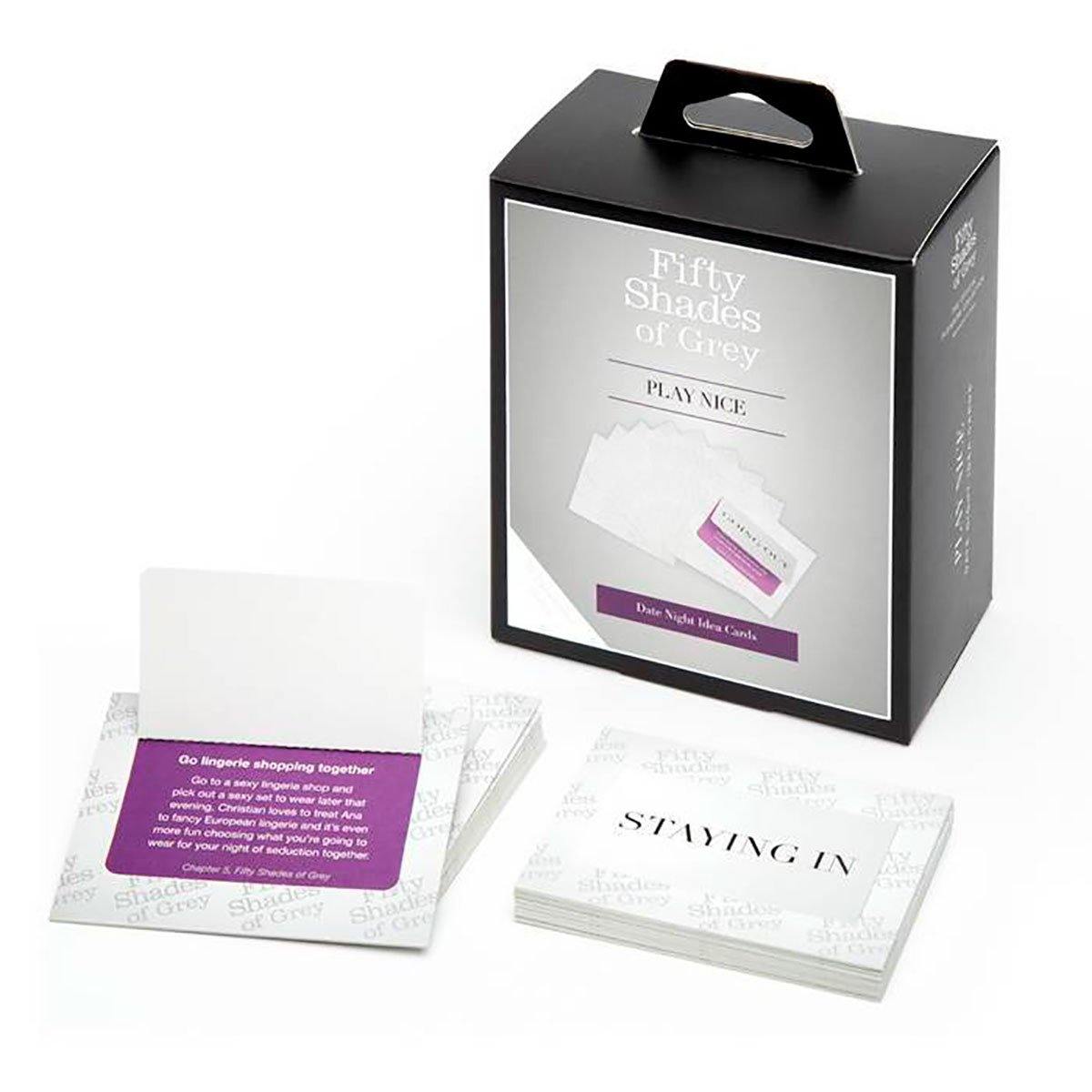 Fifty Shades - Play Nice Date Night Cards - Buy At Luxury Toy X - Free 3-Day Shipping