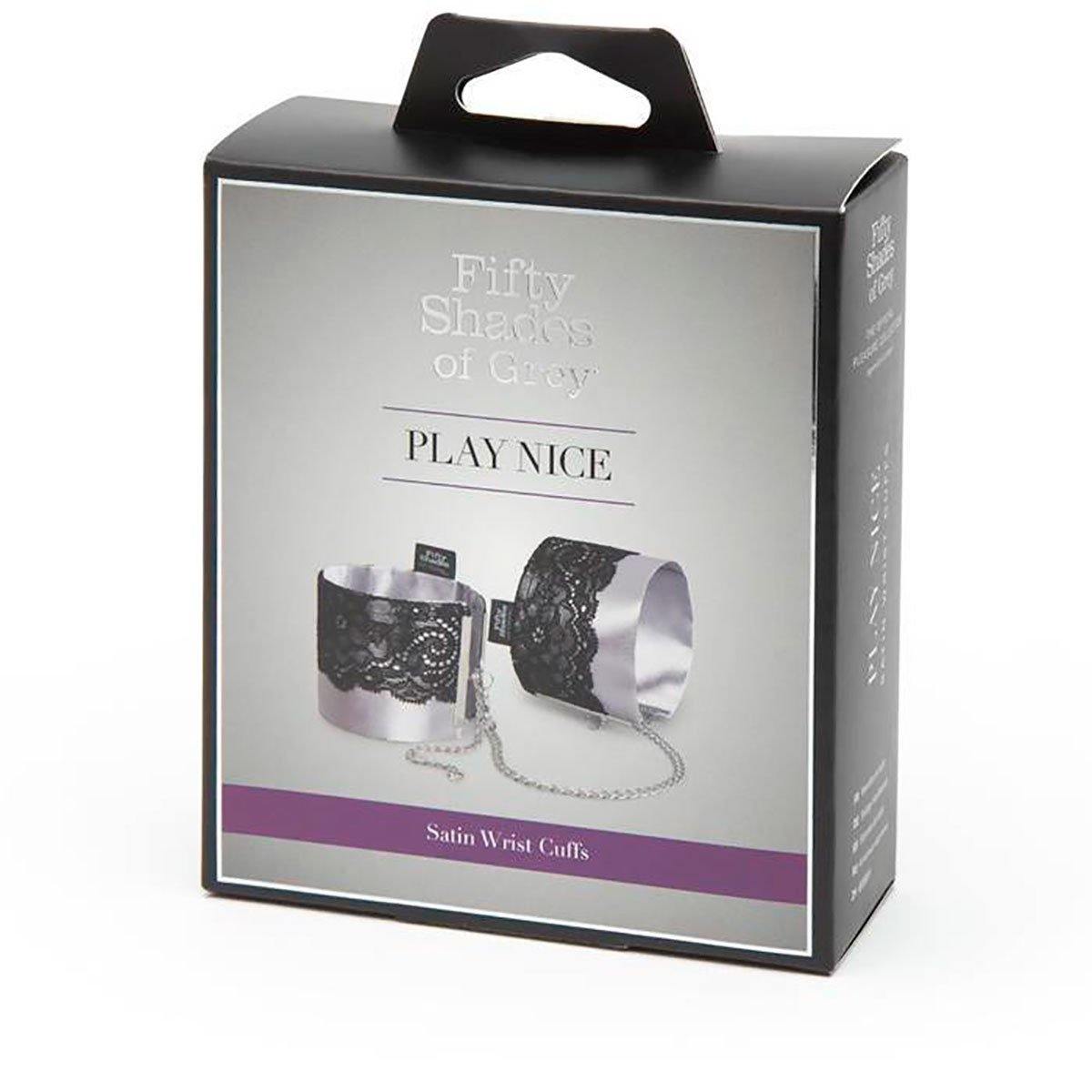 Fifty Shades - Play Nice Satin Wrist Cuff - Buy At Luxury Toy X - Free 3-Day Shipping