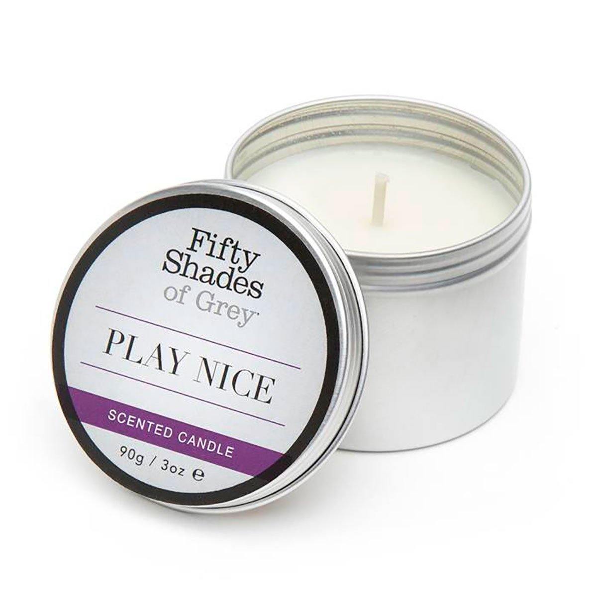 Fifty Shades - Play Nice Vanilla Scented Candle 3oz - Buy At Luxury Toy X - Free 3-Day Shipping