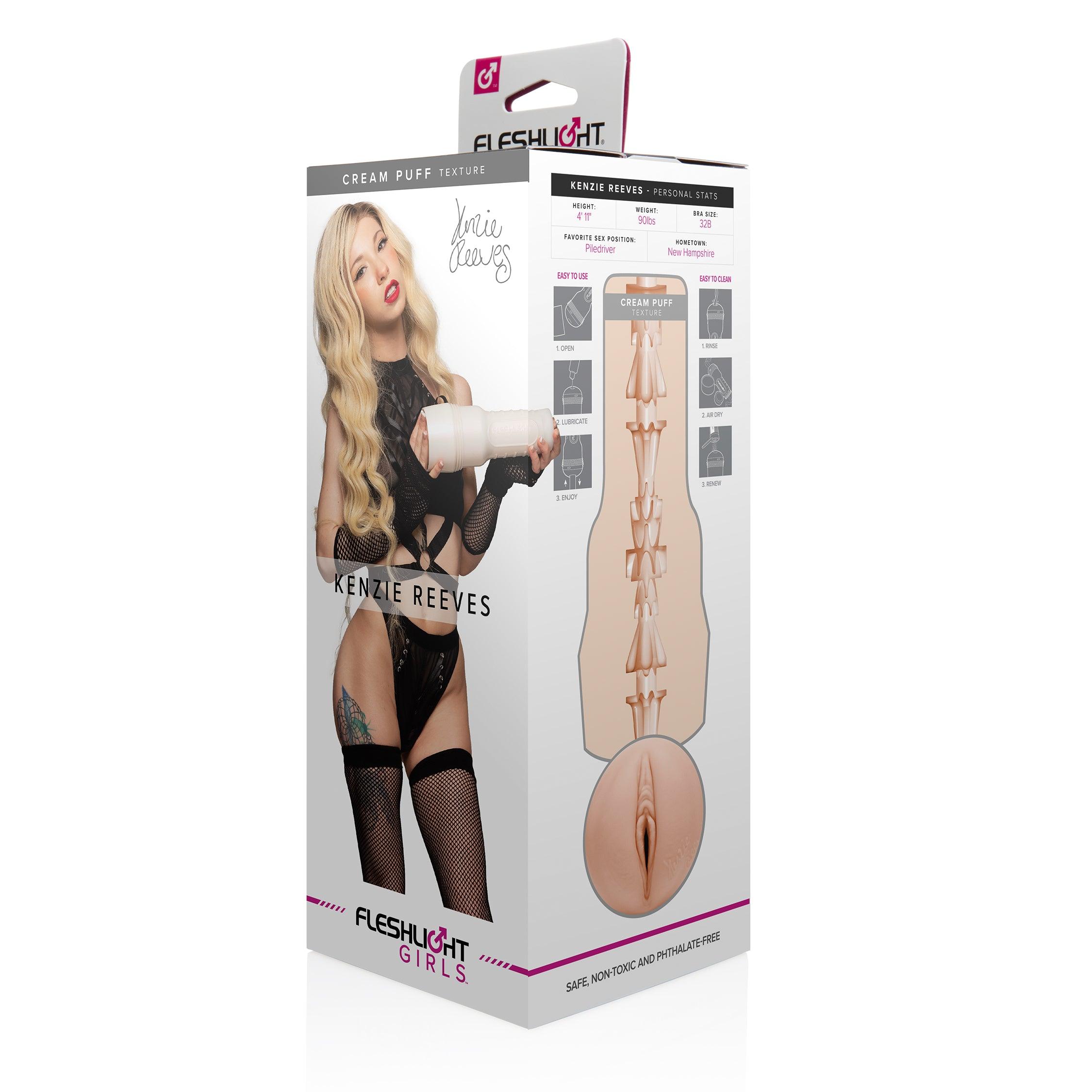 Fleshlight Girls Kenzie Reeves Cream Puff - Buy At Luxury Toy X - Free 3-Day Shipping