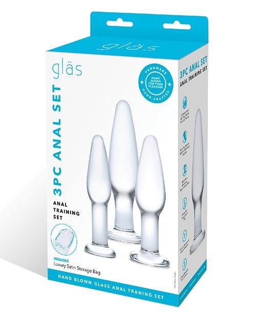 Glas 3 Pc Glass Anal Training Kit - Buy At Luxury Toy X - Free 3-Day Shipping
