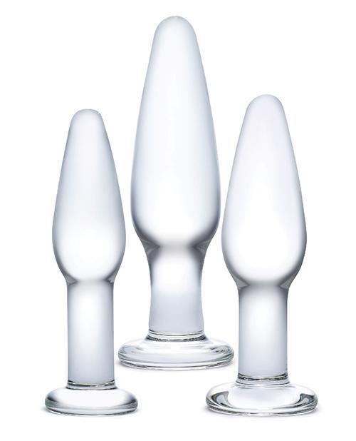 Glas 3 Pc Glass Anal Training Kit - Buy At Luxury Toy X - Free 3-Day Shipping