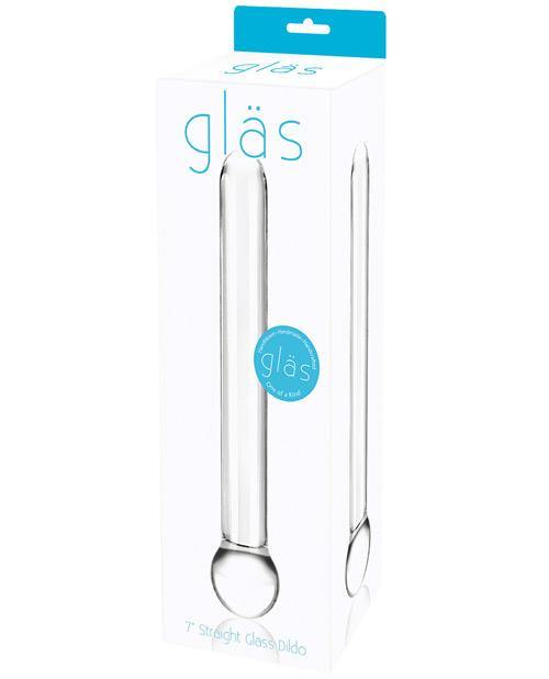 Glas 7" Straight Glass Dildo - Clear - Buy At Luxury Toy X - Free 3-Day Shipping
