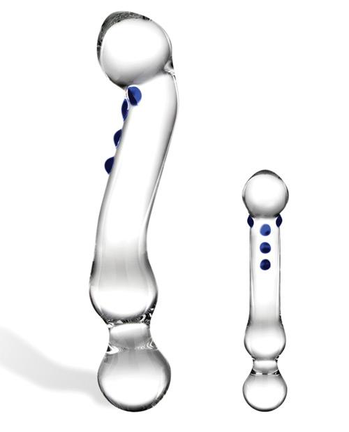Glas Curved G-Spot Glass Dildo 6" - Buy At Luxury Toy X - Free 3-Day Shipping
