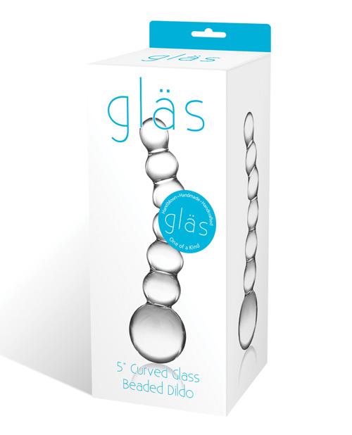 Glas Curved Glass Beaded Dildo - Buy At Luxury Toy X - Free 3-Day Shipping