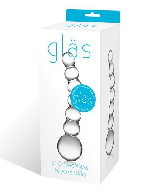 Glas Curved Glass Beaded Dildo - Buy At Luxury Toy X - Free 3-Day Shipping