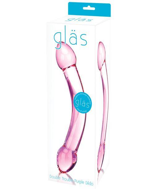 Glas Double Trouble Glass Dildo - Buy At Luxury Toy X - Free 3-Day Shipping