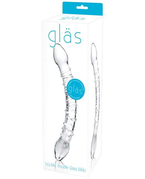 Glas Double Trouble Glass Dildo - Buy At Luxury Toy X - Free 3-Day Shipping
