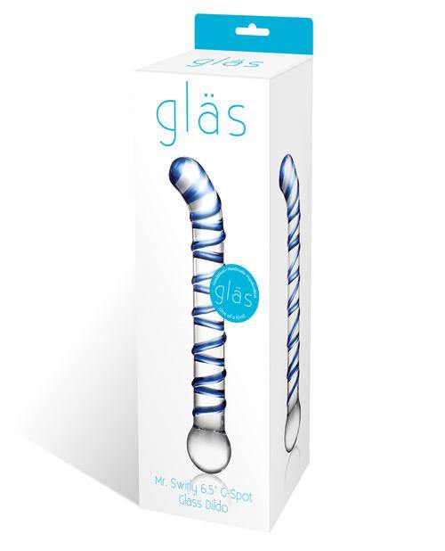 Glas Mr. Swirly G-Spot Glass Dildo - Buy At Luxury Toy X - Free 3-Day Shipping
