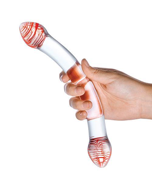 Glas Red Head Double Glass Dildo - Buy At Luxury Toy X - Free 3-Day Shipping