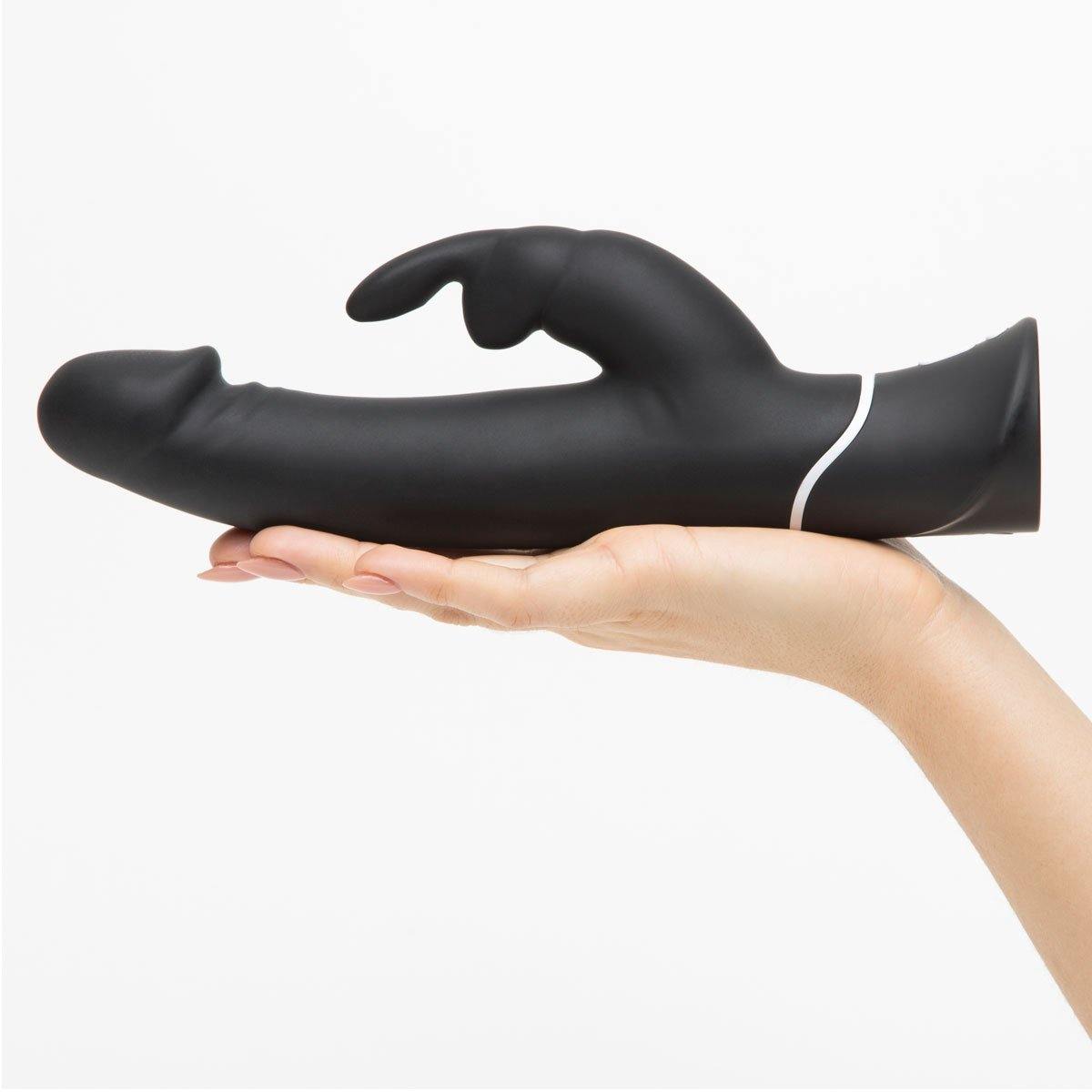 Happy Rabbit Classic Black Realistic - Buy At Luxury Toy X - Free 3-Day Shipping