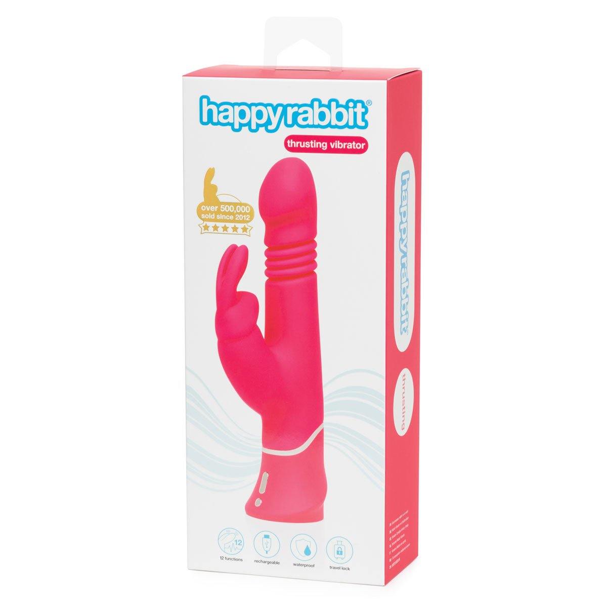 Happy Rabbit Elite Pink Thrusting Realistic - Buy At Luxury Toy X - Free 3-Day Shipping