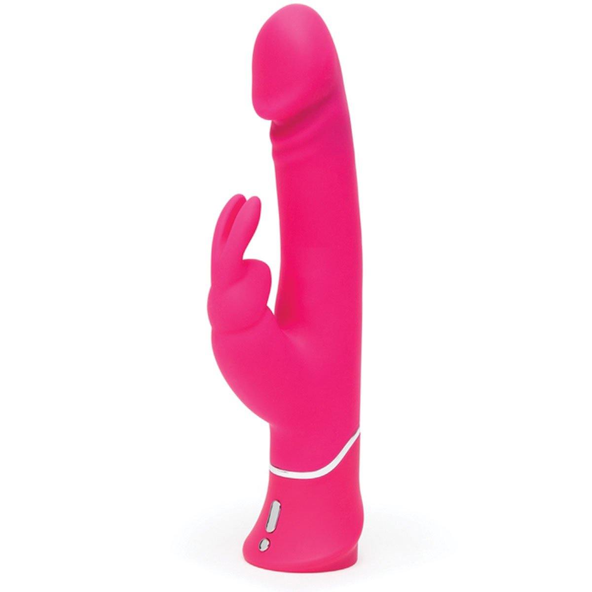 Happy Rabbit Realistic Pink Dual Density Rabbit Vibe - Buy At Luxury Toy X - Free 3-Day Shipping