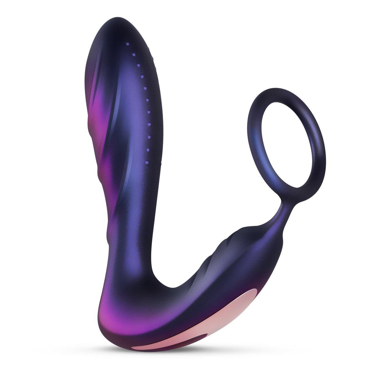 Hueman Black Hole Anal Vibrator With Cockring - Buy At Luxury Toy X - Free 3-Day Shipping