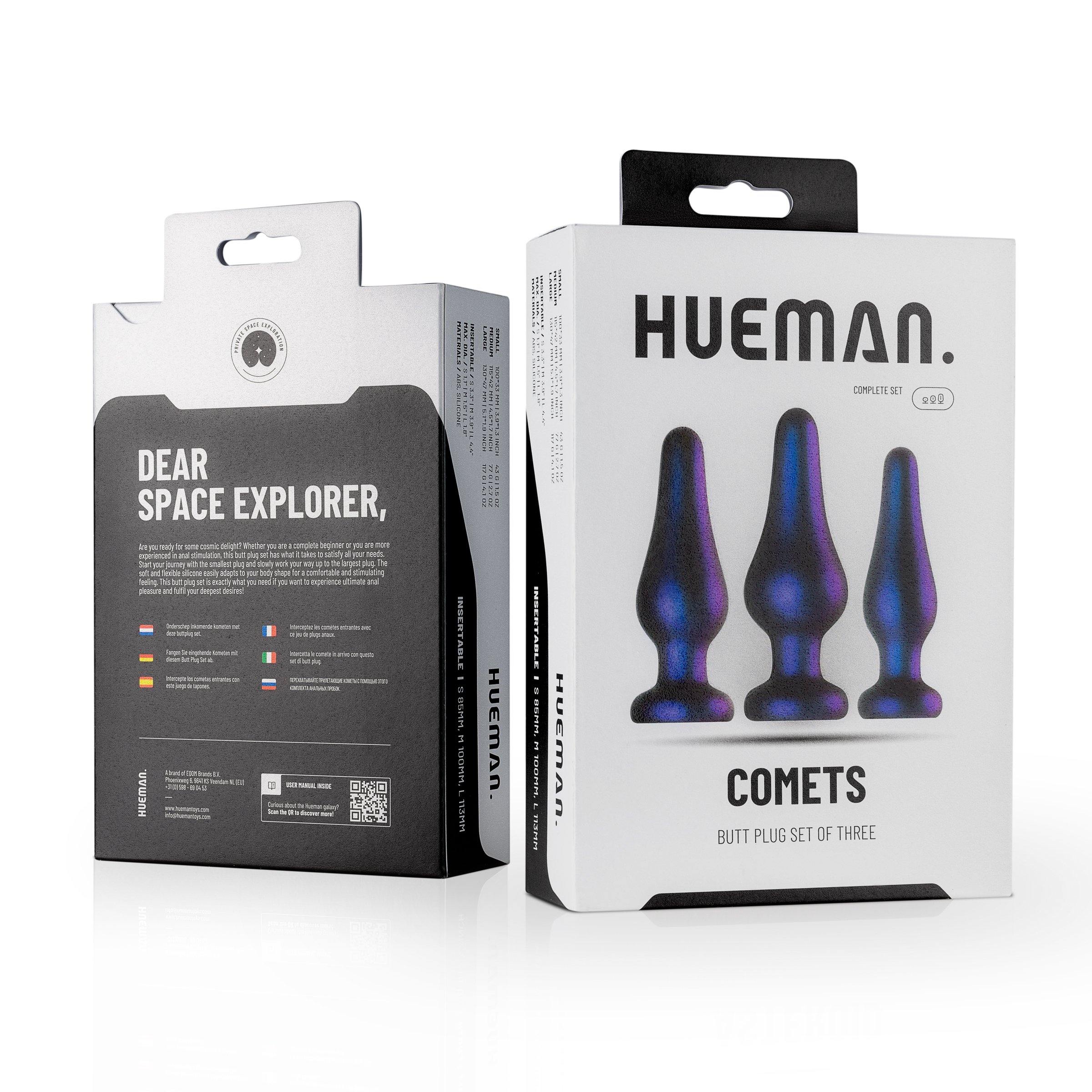 Hueman Comets Butt Plug Set - Buy At Luxury Toy X - Free 3-Day Shipping