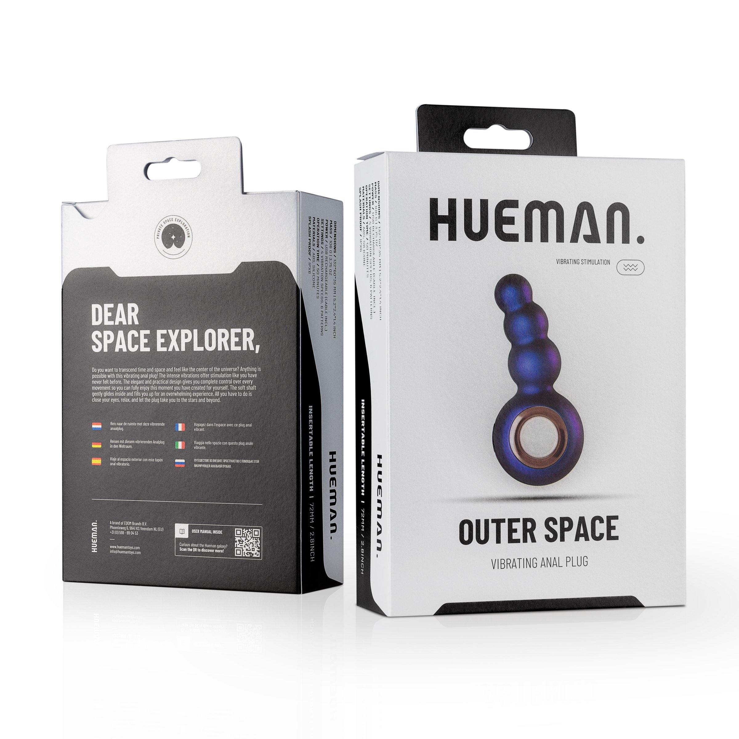 Hueman Outer Space Vibrating Anal Plug - Buy At Luxury Toy X - Free 3-Day Shipping