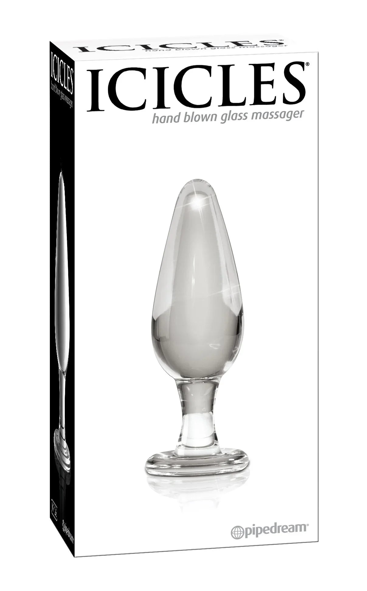 Icicles No. 26 Glass Anal Plug Hand-Blown Beginner Butt Plug Icicles No. 26 Glass Anal Plug Hand-Blown Beginner Butt Plug