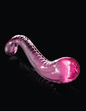 Icicles 69 Hand Blown Glass Curved Dildo - Buy At Luxury Toy X - Free 3-Day Shipping