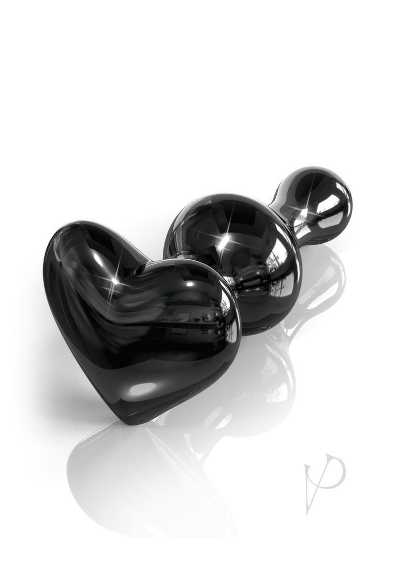 Icicles 74 Hand Blown Glass Heart Shape Anal Plug - Buy At Luxury Toy X - Free 3-Day Shipping